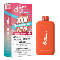 Drip'n Daily Disposable Vape - 100K Puffs - 30mL - Just Strawberry Kiwi