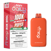 Drip'n Daily Disposable Vape - 100K Puffs - 30mL - Just Watermelon