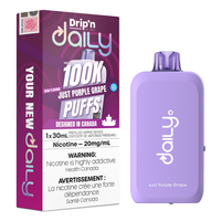Drip'n Daily  Disposable Vape - 100K Puffs - 30mL - Just Purple Grape