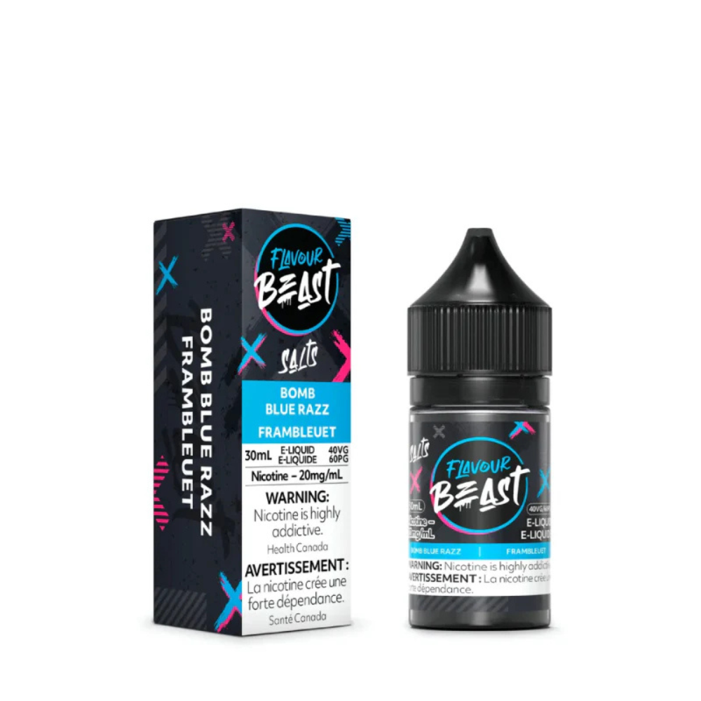 Flavour Beast Salts Bomb Blue Razz 30mL 10 mg e-liquid
