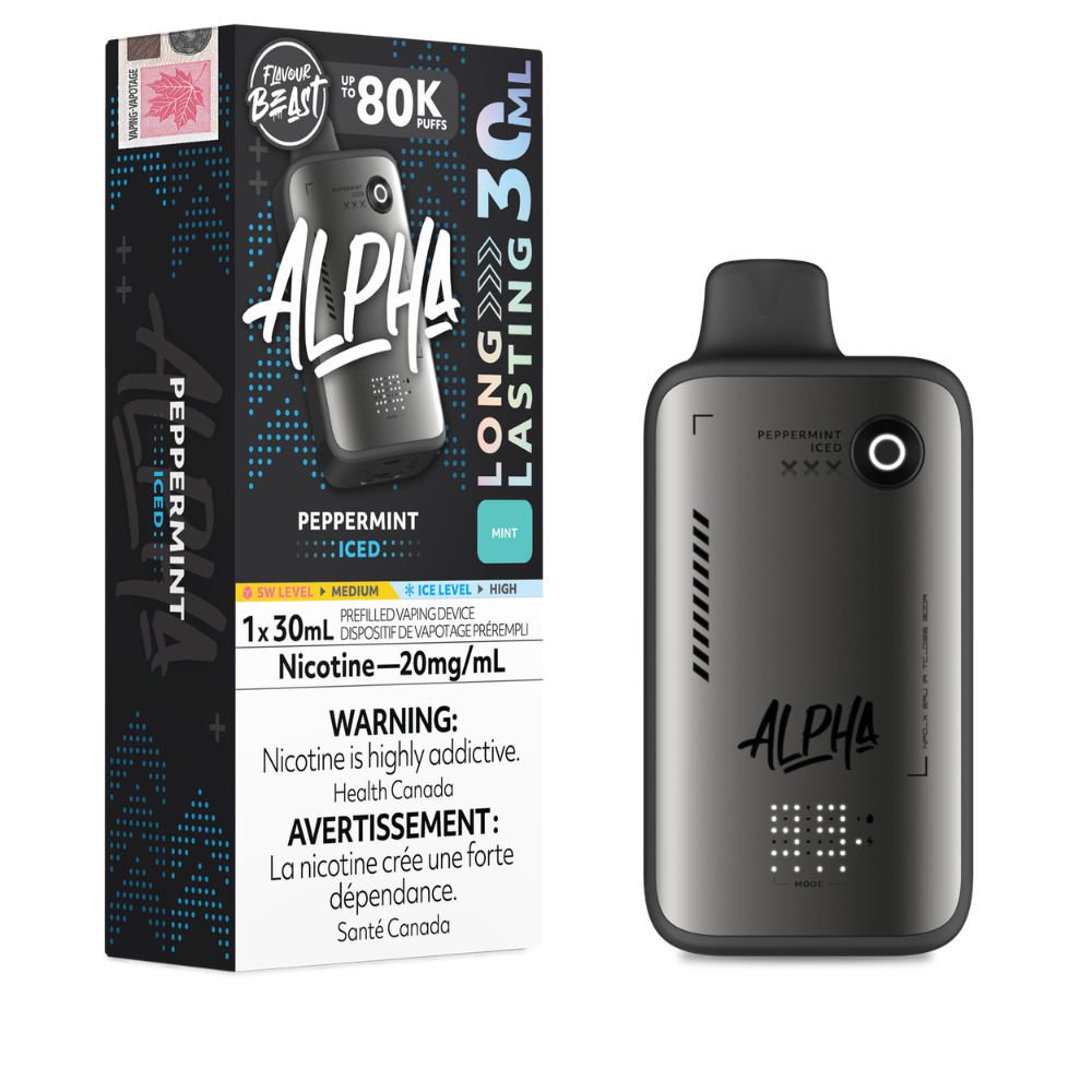 Flavour Beast Alpha  Disposable Vape - 80K Puffs - Peppermint Iced
