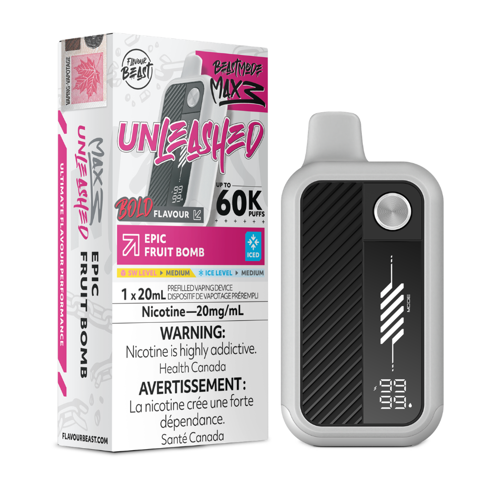 Flavour Beast Mode Max 3 Unleashed Disposable Vape - 60k Puffs - 20mg - 20ml