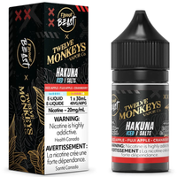 Flavour Beast X Twelve Monkeys Ice Salt Nic E-Liquid