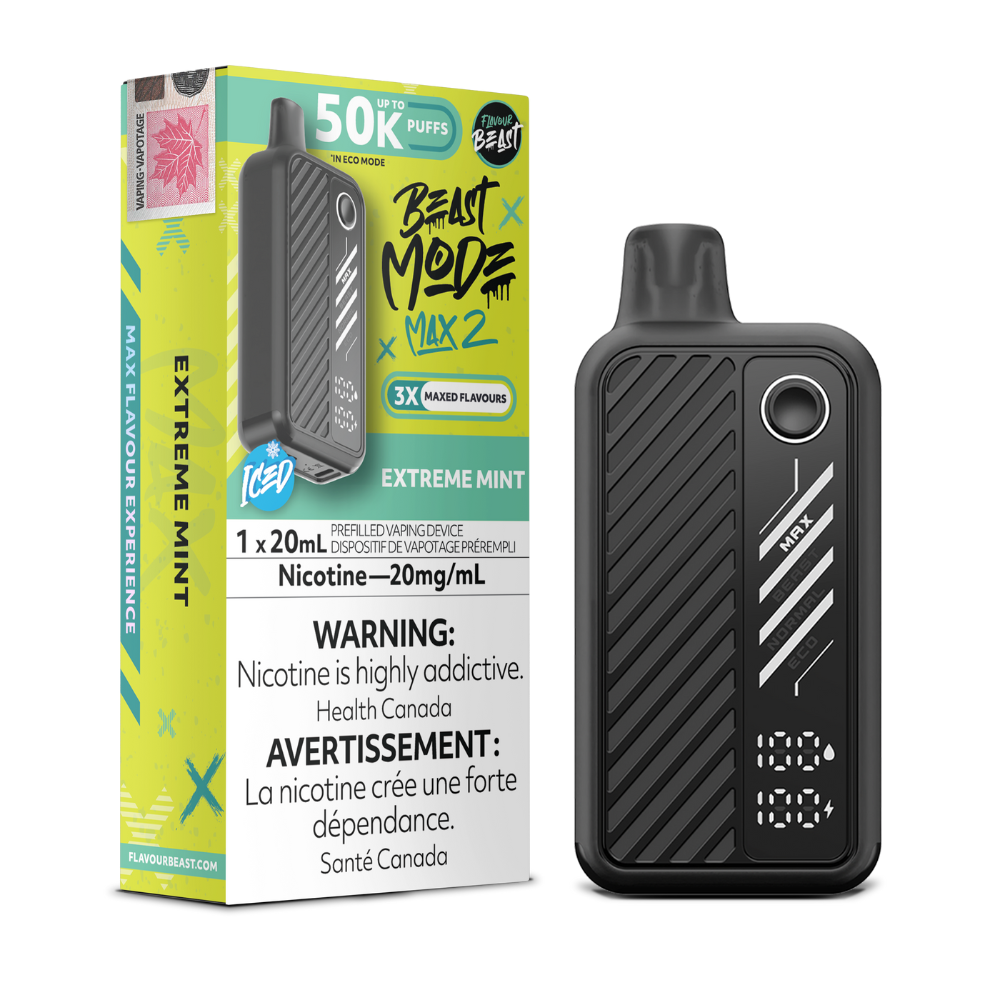 Flavour Beast Mode Max 2 - Extreme Mint Iced | Flavour Beast | Same-day GTA vape delivery