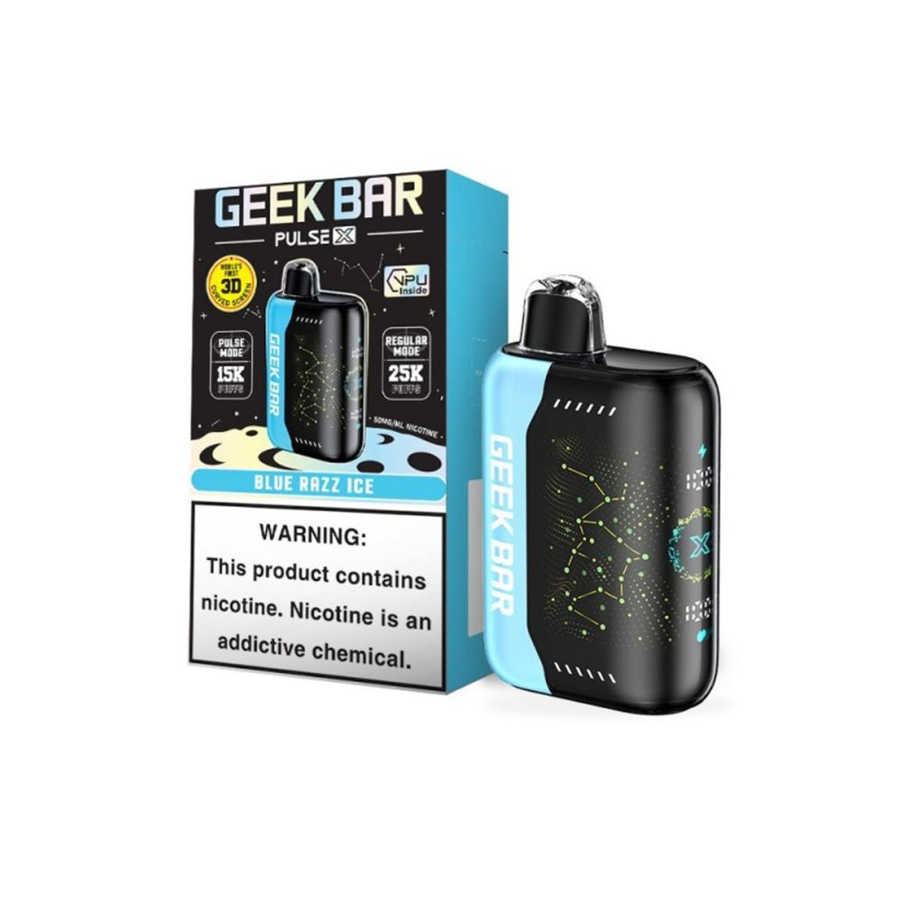 Geek Bar Pulse X Disposable - Sour Blue Ice | Geek Bar | Same-day GTA vape delivery