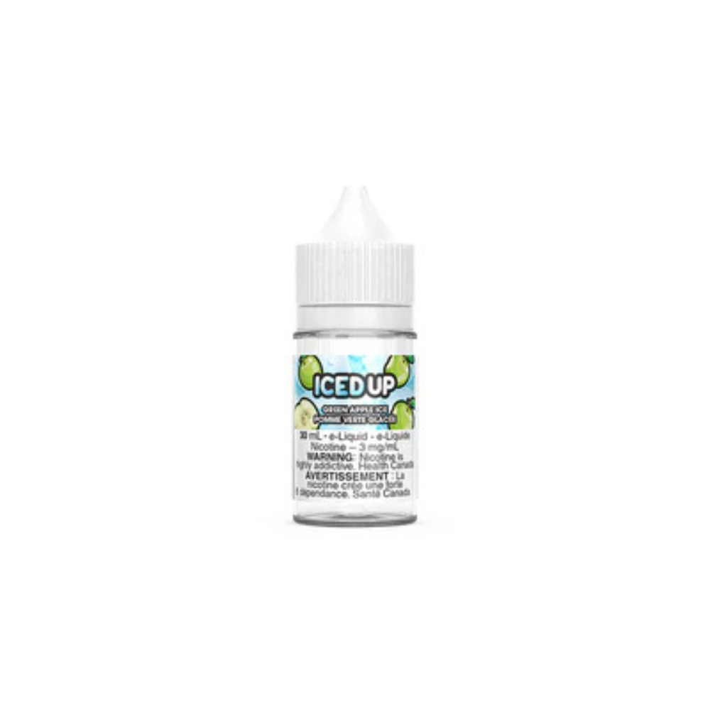 Iced Up Green Apple Ice E-Liquid 30mL 6mg | Iced Up | Same-day GTA vape delivery