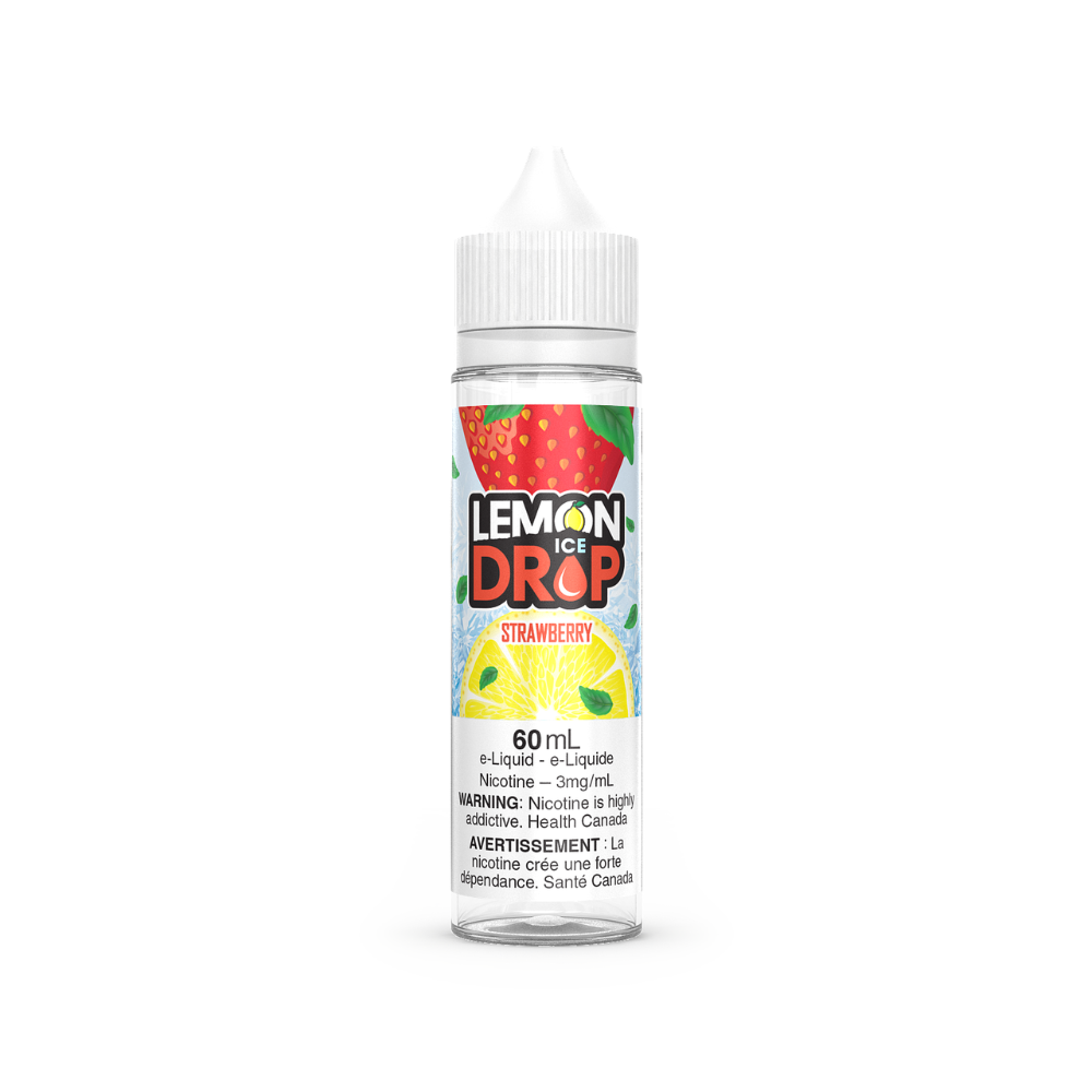 Lemon Drop Ice E-Liquid Freebase 60mL - Strawberry