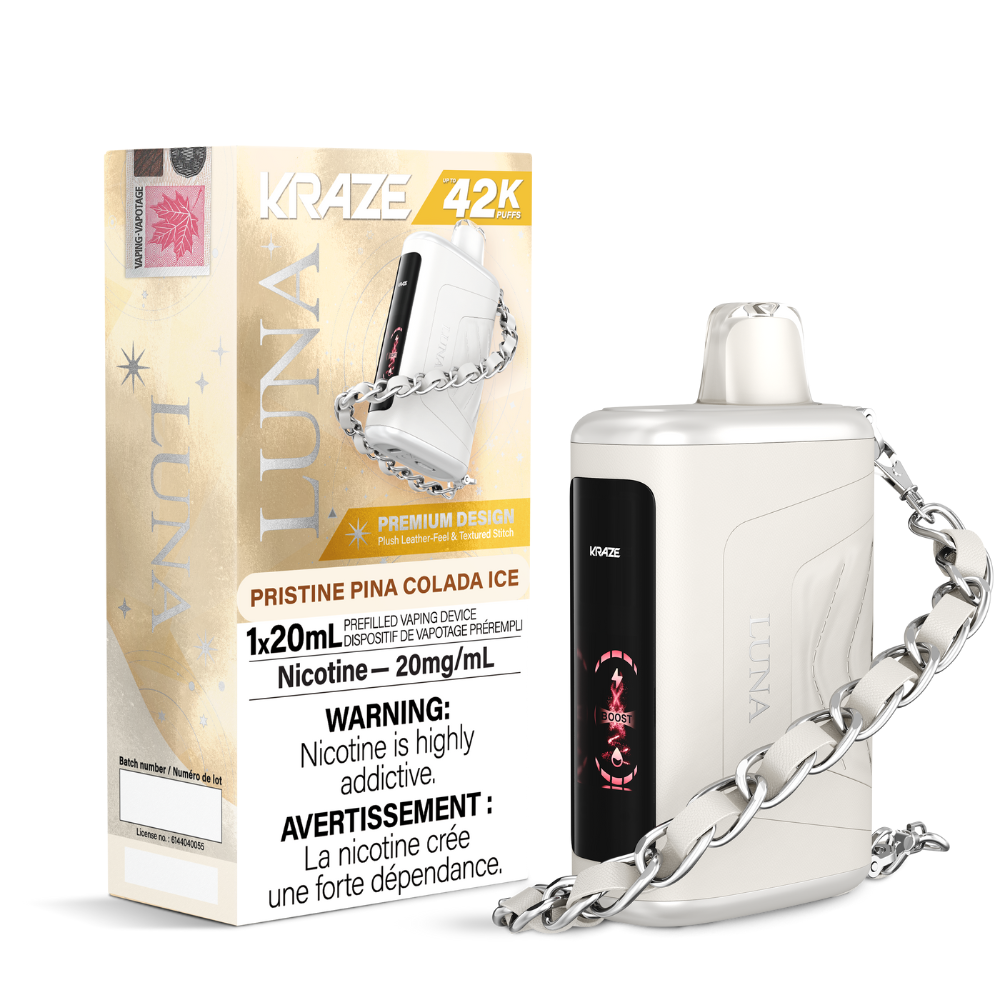 Kraze Luna 42K Puffs - Pristine Pina Colada Ice | Kraze | Same-day GTA vape delivery