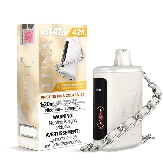 Kraze Luna 42K Puffs - Pristine Pina Colada Ice | Kraze | Same-day GTA vape delivery