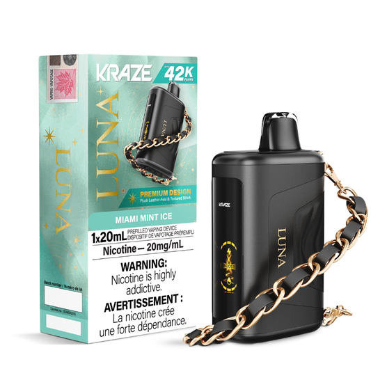 Kraze Luna 42K Puffs - Miami Mint Ice | Kraze | Same-day GTA vape delivery