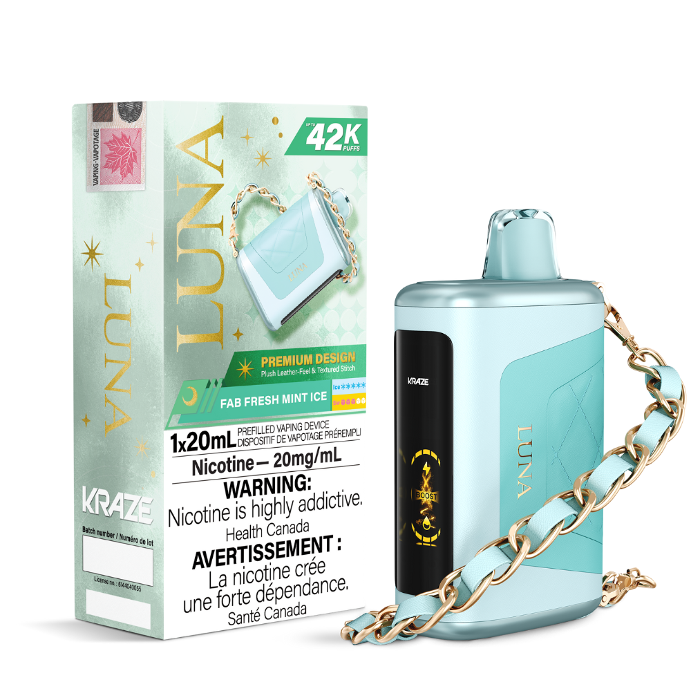 Kraze Luna 42K Puffs - Fab Fresh Mint Ice | Kraze | Same-day GTA vape delivery