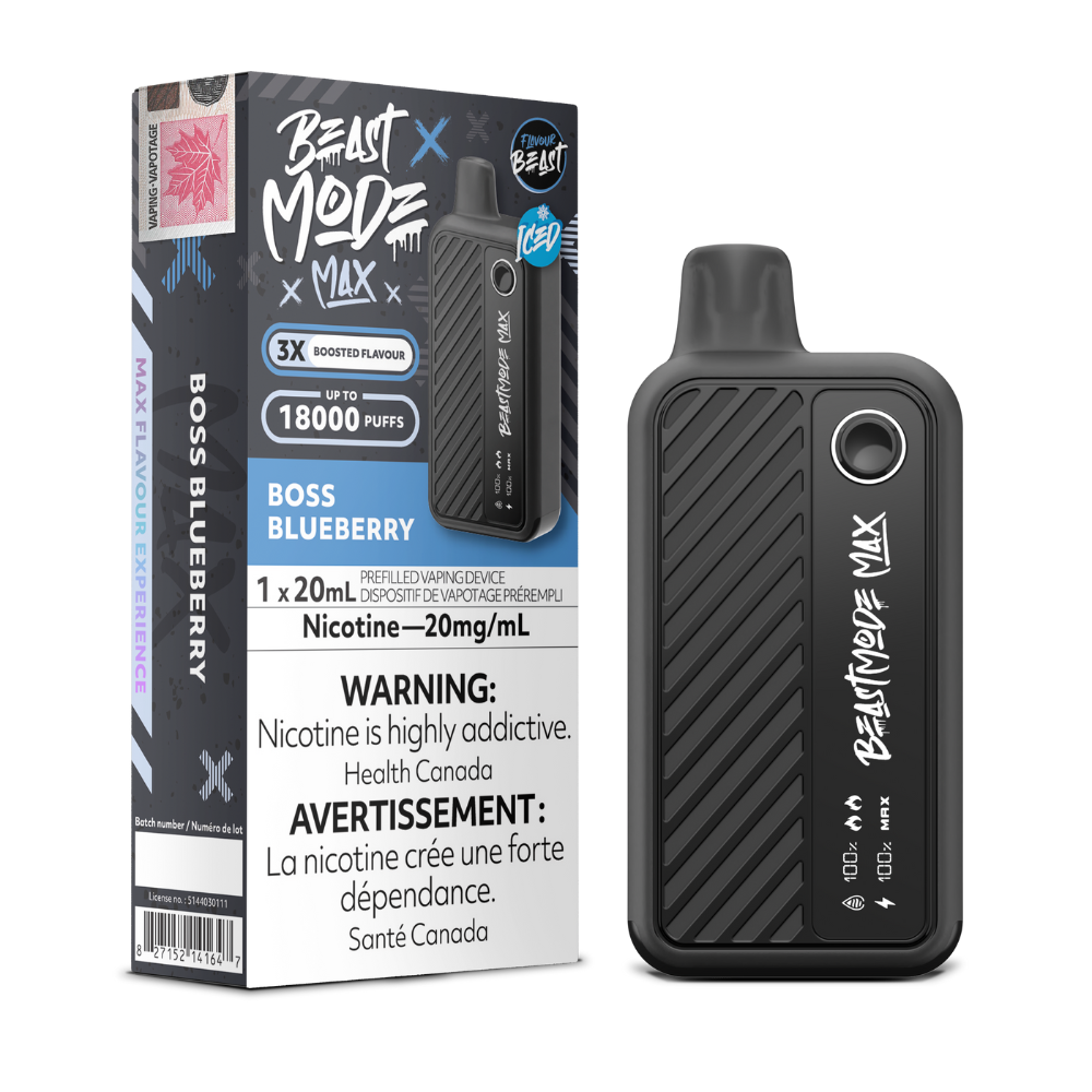 Flavour Beast Mode Max - Boss Blueberry | Flavour Beast | Same-day GTA vape delivery