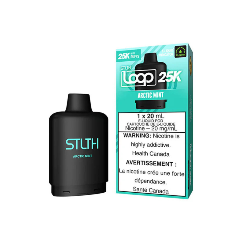 STLTH 25k Loop Pre-filled Vape Pod - Arctic Mint | STLTH | Same-day GTA vape delivery
