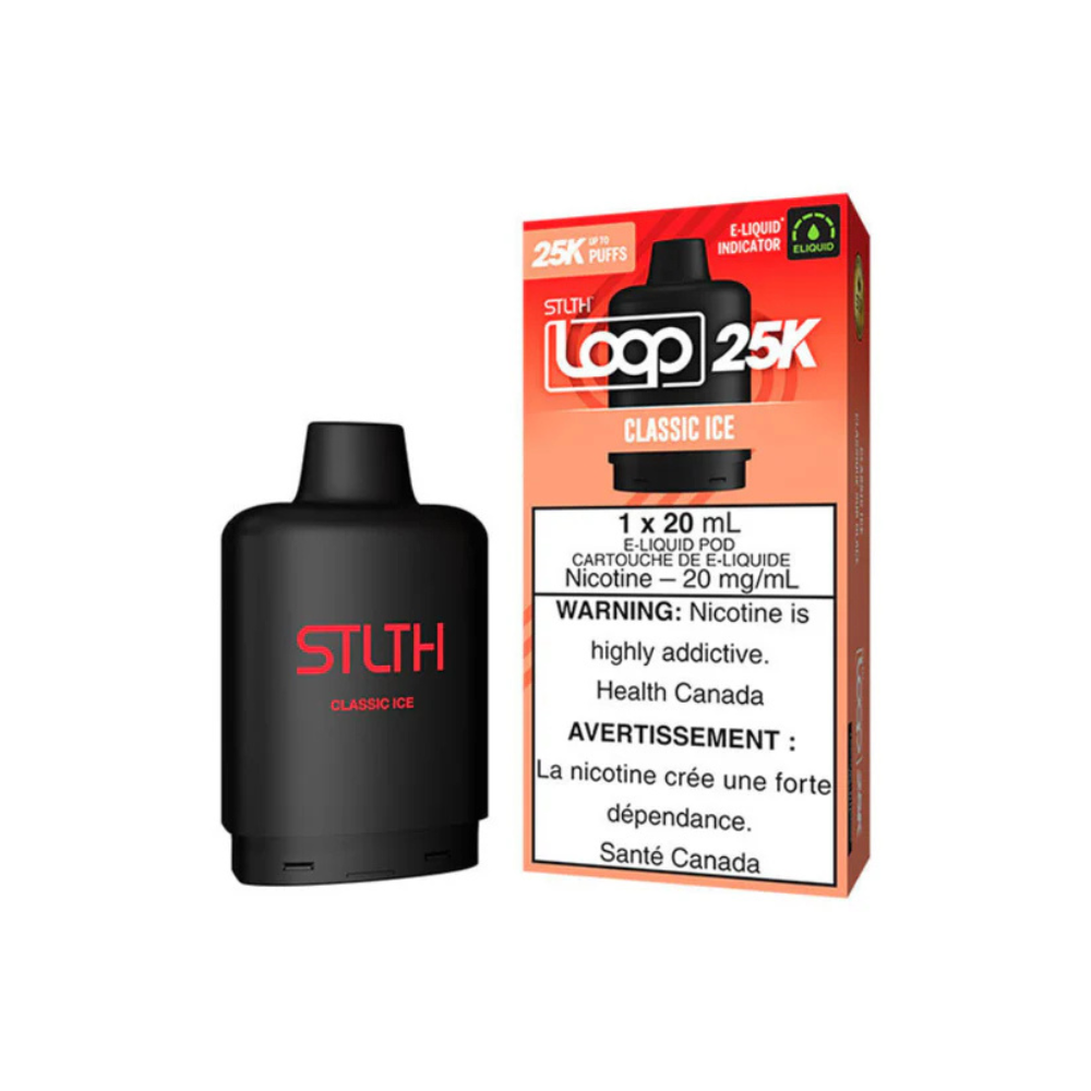 STLTH 25k Loop Pre-filled Vape Pod - Classic Ice | STLTH | Same-day GTA vape delivery