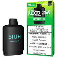 STLTH 25k Loop Pre-filled Vape Pod - Green Apple Ice
