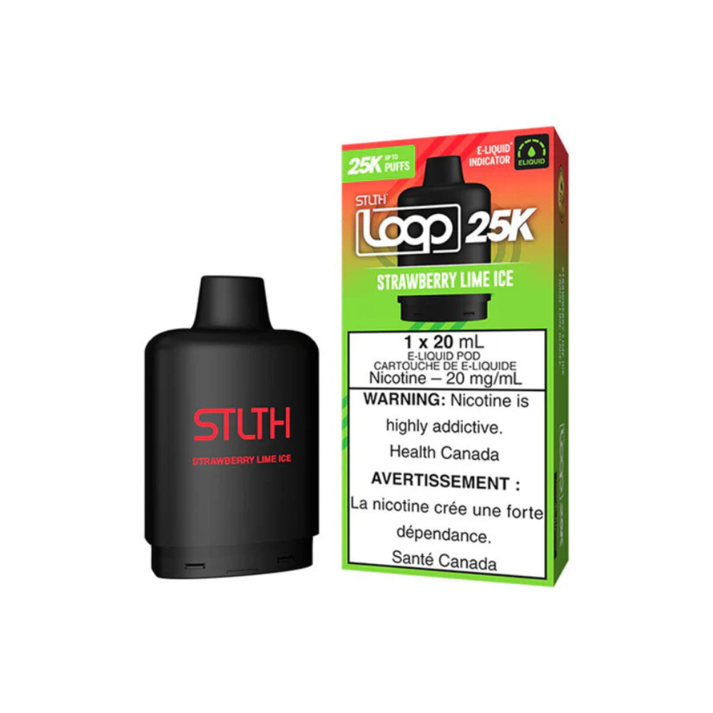 STLTH 25k Loop Pre-filled Vape Pod - Strawberry Lime Ice | STLTH | Same-day GTA vape delivery