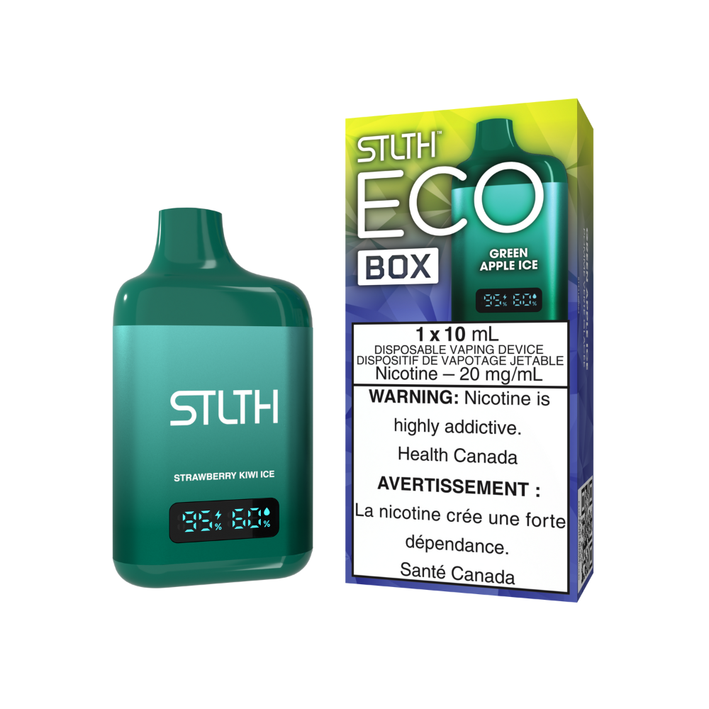 STLTH ECO Box Disposable Vape - Green Apple Ice | STLTH | Same-day GTA vape delivery