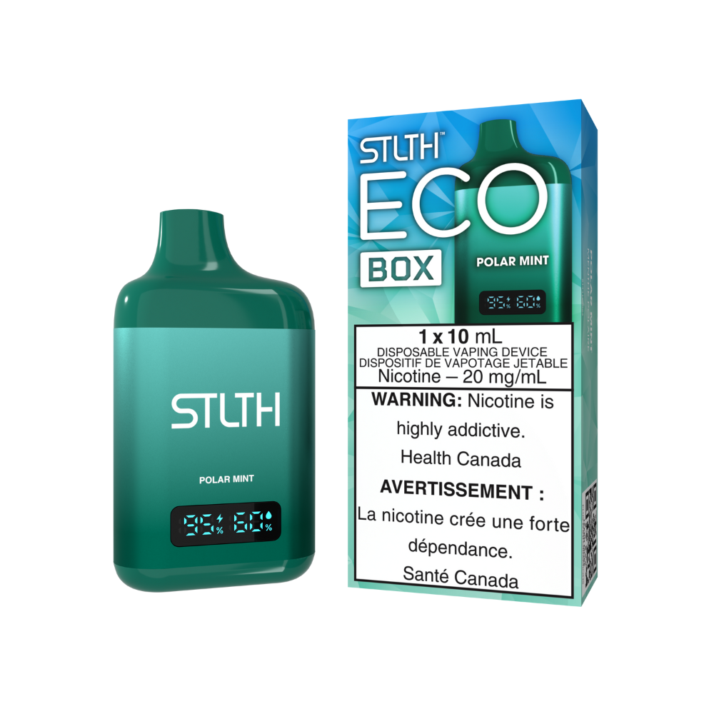 STLTH ECO Box Disposable Vape - Polar Mint | STLTH | Same-day GTA vape delivery