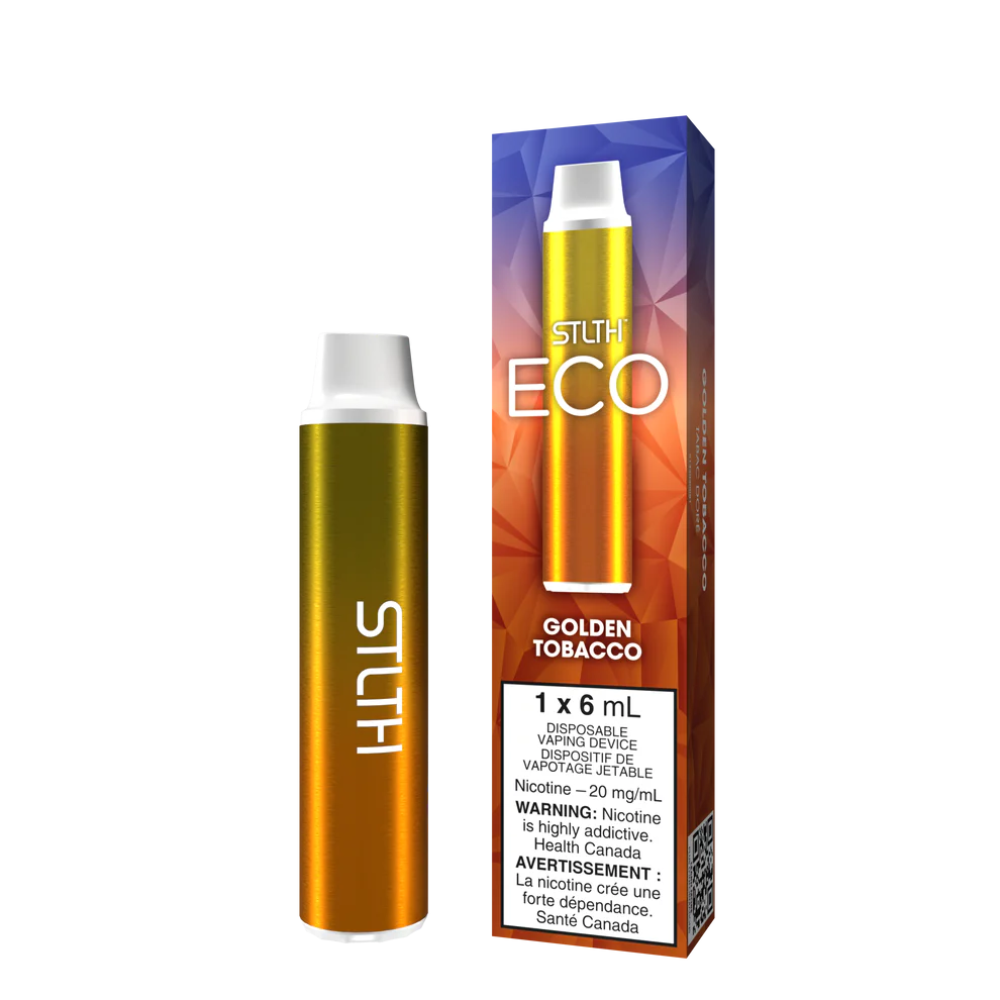 STLTH ECO Disposable Vape - Golden Tobacco | STLTH | Same-day GTA vape delivery