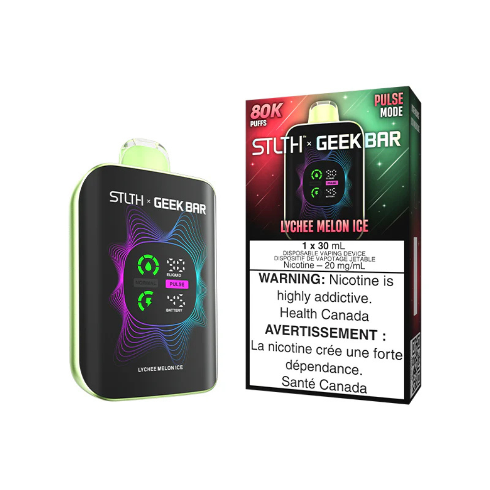 Stlth x Geek Bar 80K  Disposable vape - Lychee Melon Ice